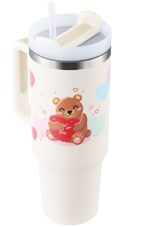Spill-Proof Stainless Steel Travel Mug