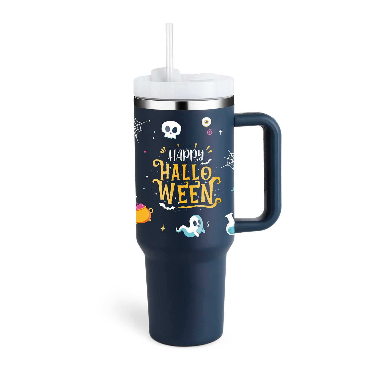 Spill-Proof Stainless Steel Travel Mug