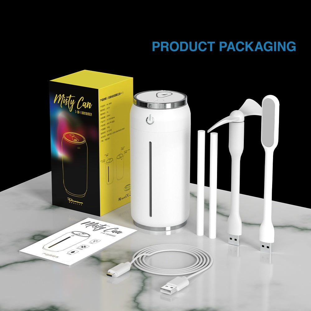 Portable USB Car Humidifier – 220ML Aroma Diffuser for Home & Travel