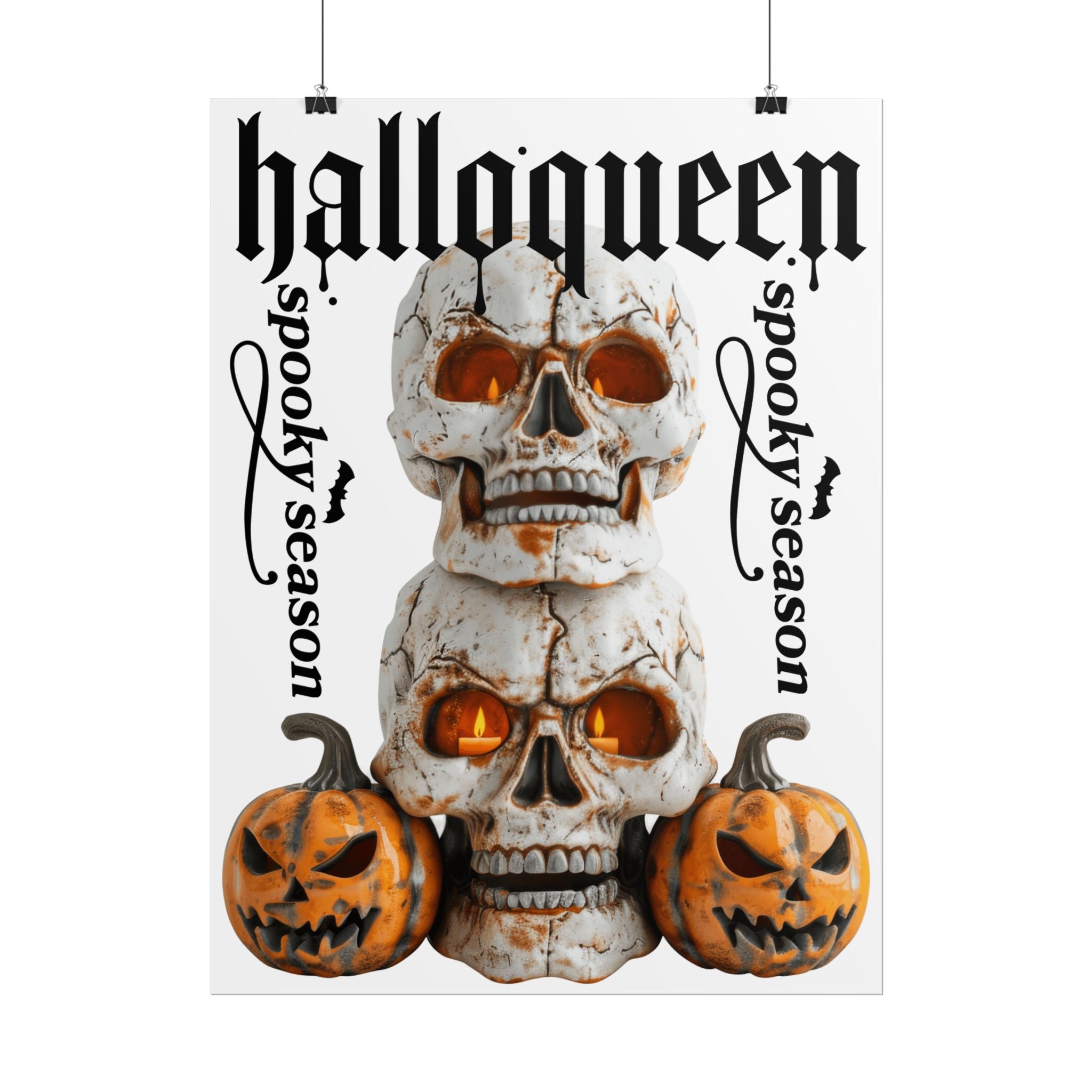 Halloween Rolled Poster - Spooky Season Decor