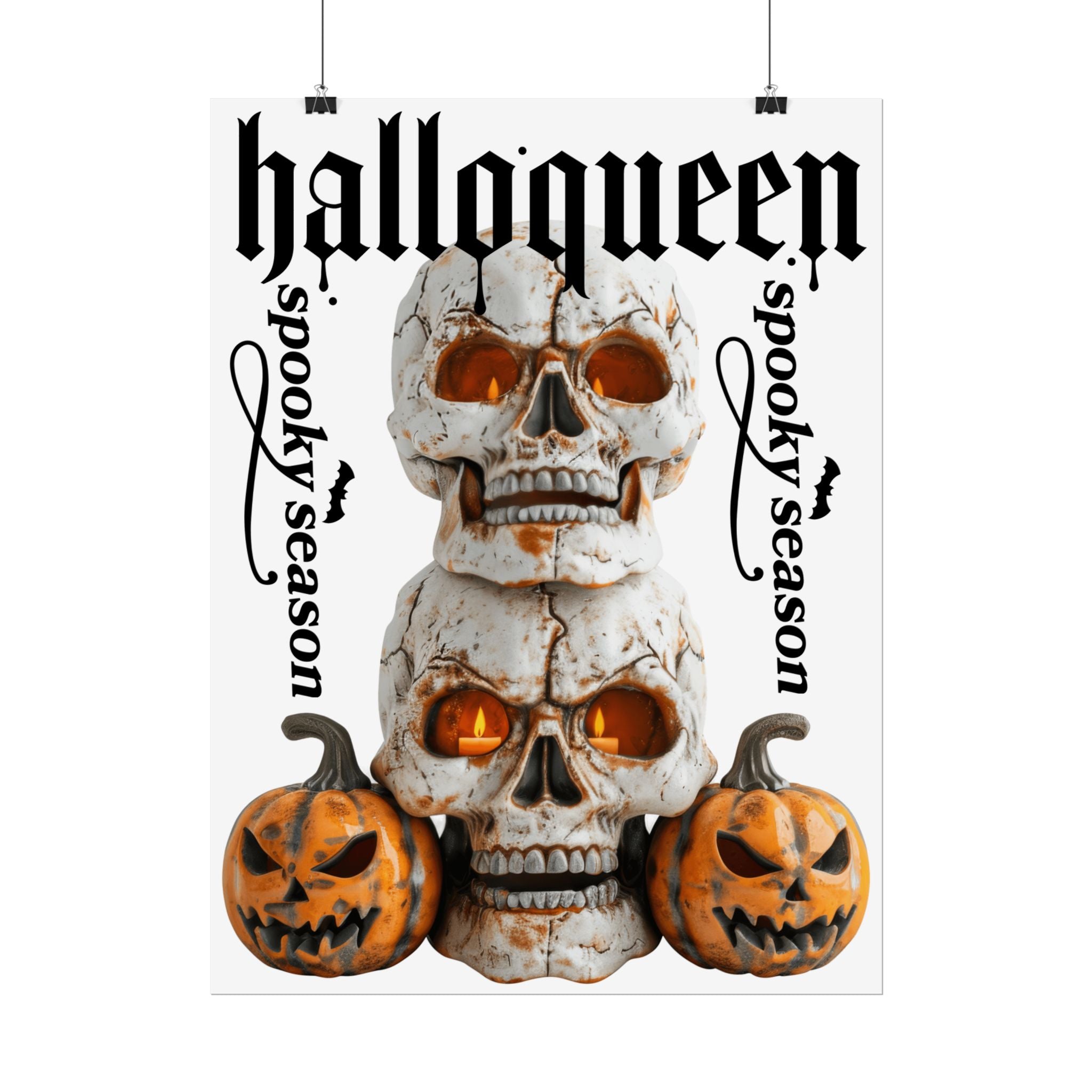 Halloween Rolled Poster - Spooky Season Decor