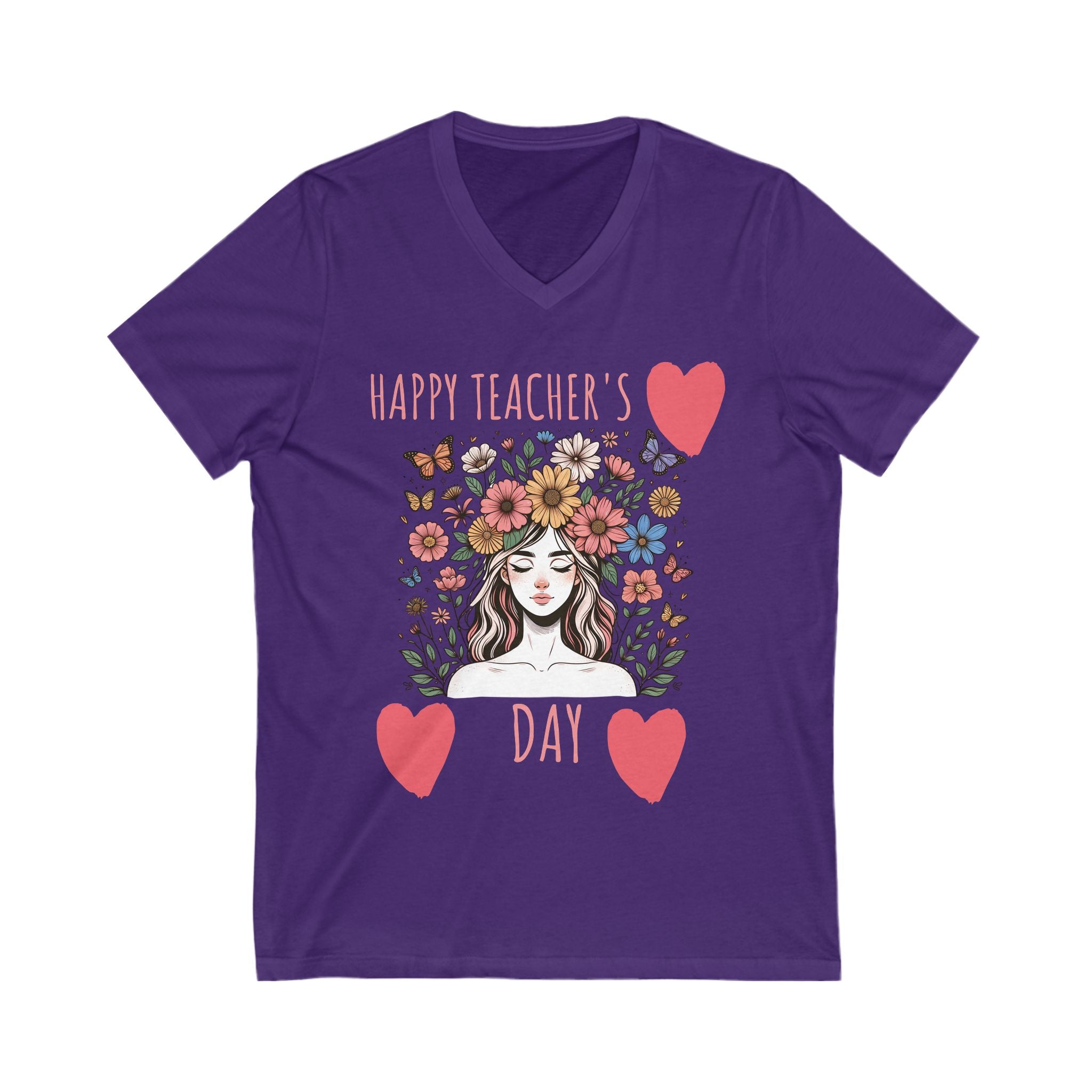 Copy of Inspiring Teacher V-Neck Tee, Motivational Shirt for Educators, Great Gift for Teachers, Teacher Appreciation Day, Education Enthusiast