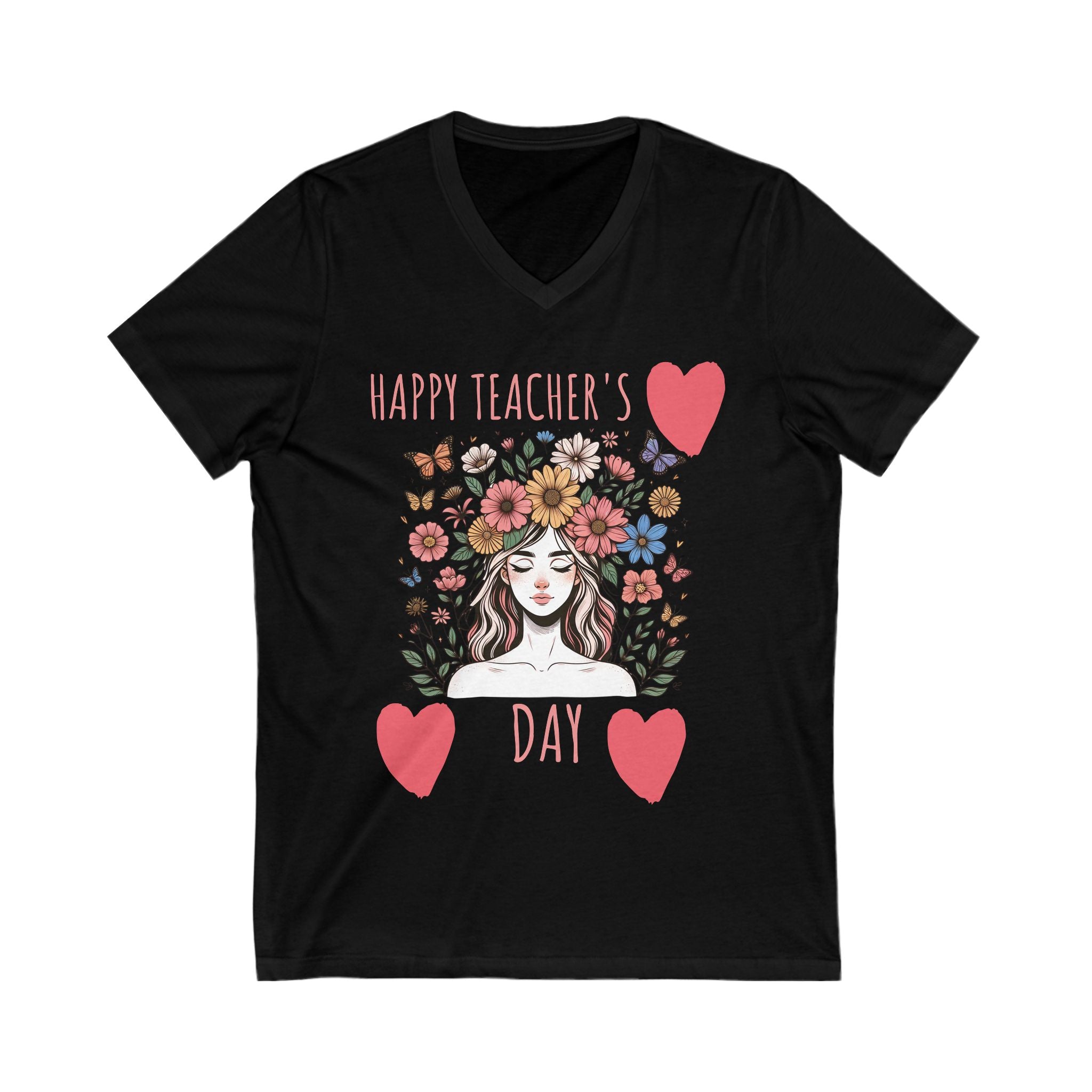 Copy of Inspiring Teacher V-Neck Tee, Motivational Shirt for Educators, Great Gift for Teachers, Teacher Appreciation Day, Education Enthusiast