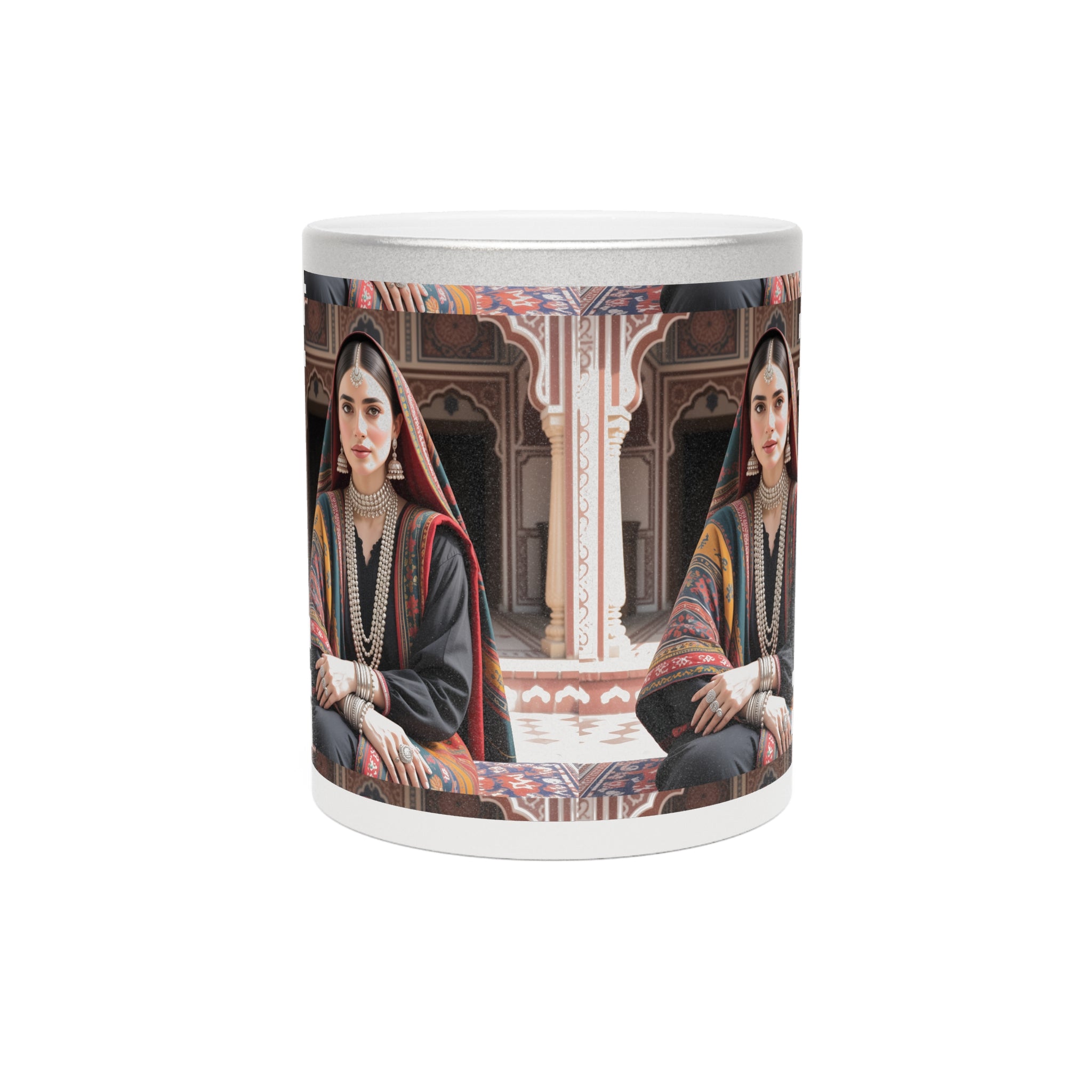Copy of Black Ceramic Mug with Sindhi Lad Artwork – Heritage Collection