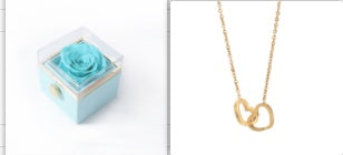 Personalized Double Heart Forever Personalized Name Necklace- CUSTOM gift for her / couple , mother, or best Friend jewelry