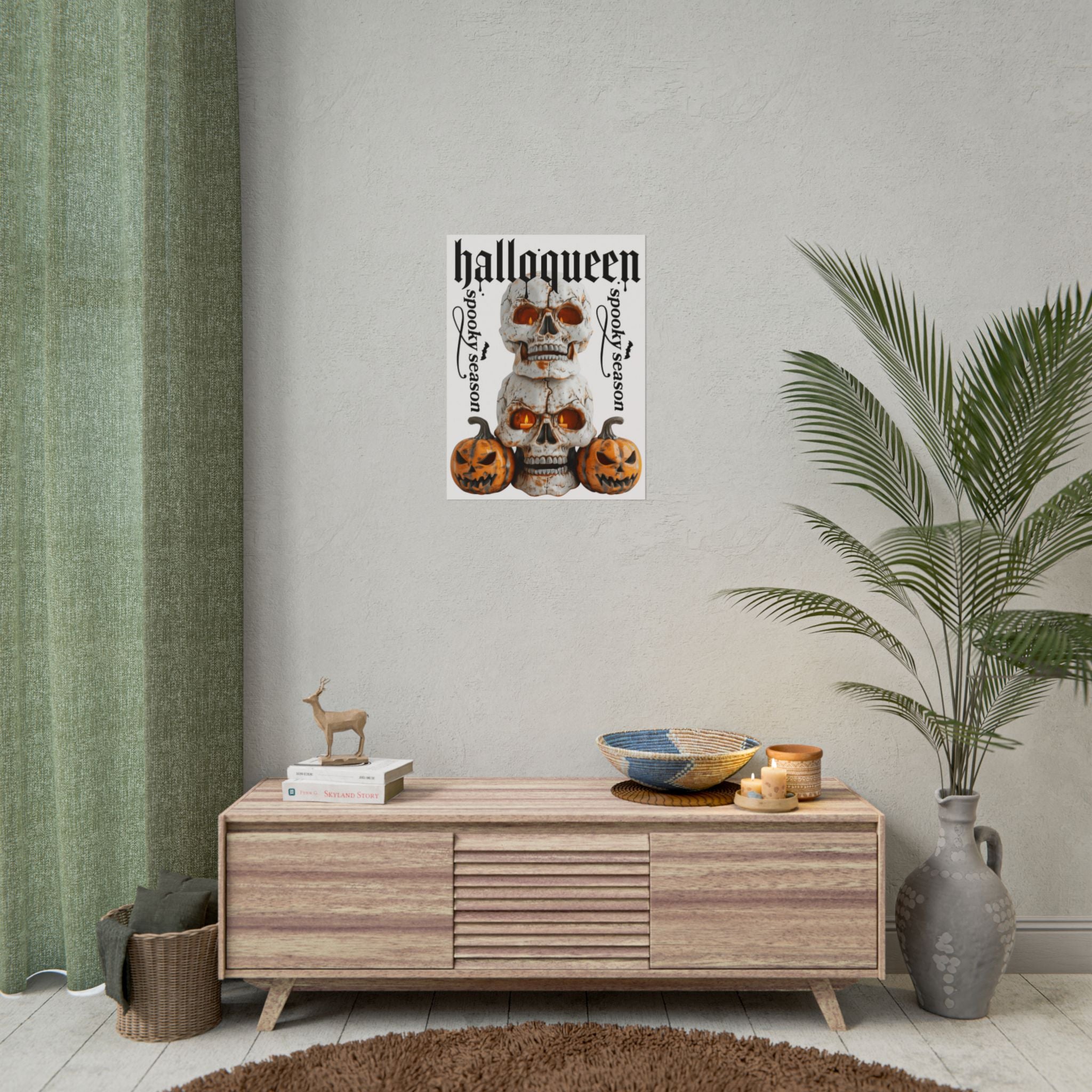 Halloween Rolled Poster - Spooky Season Decor