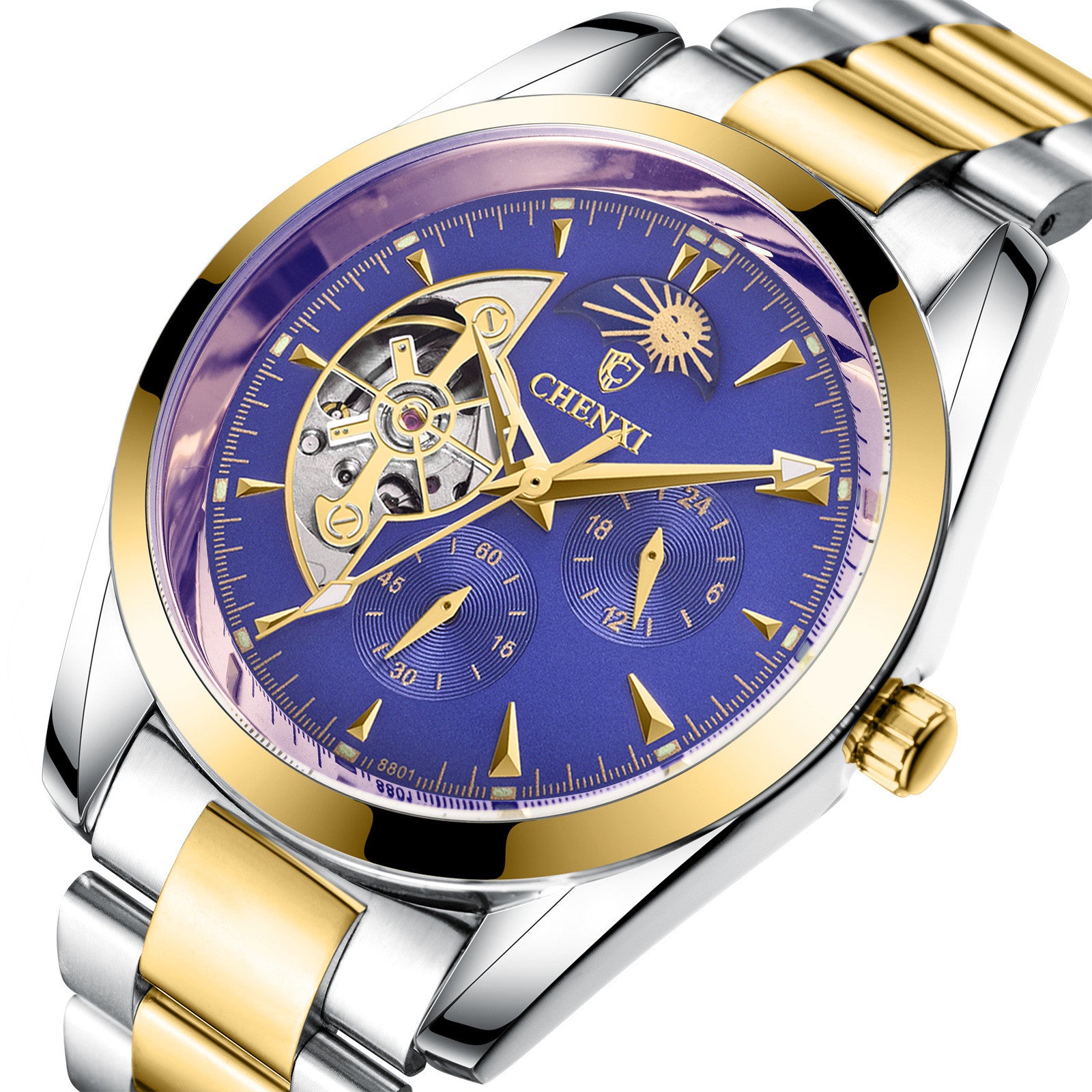 Men’s Luxury Stainless Steel Waterproof Quartz Watch/ JiJalMaa