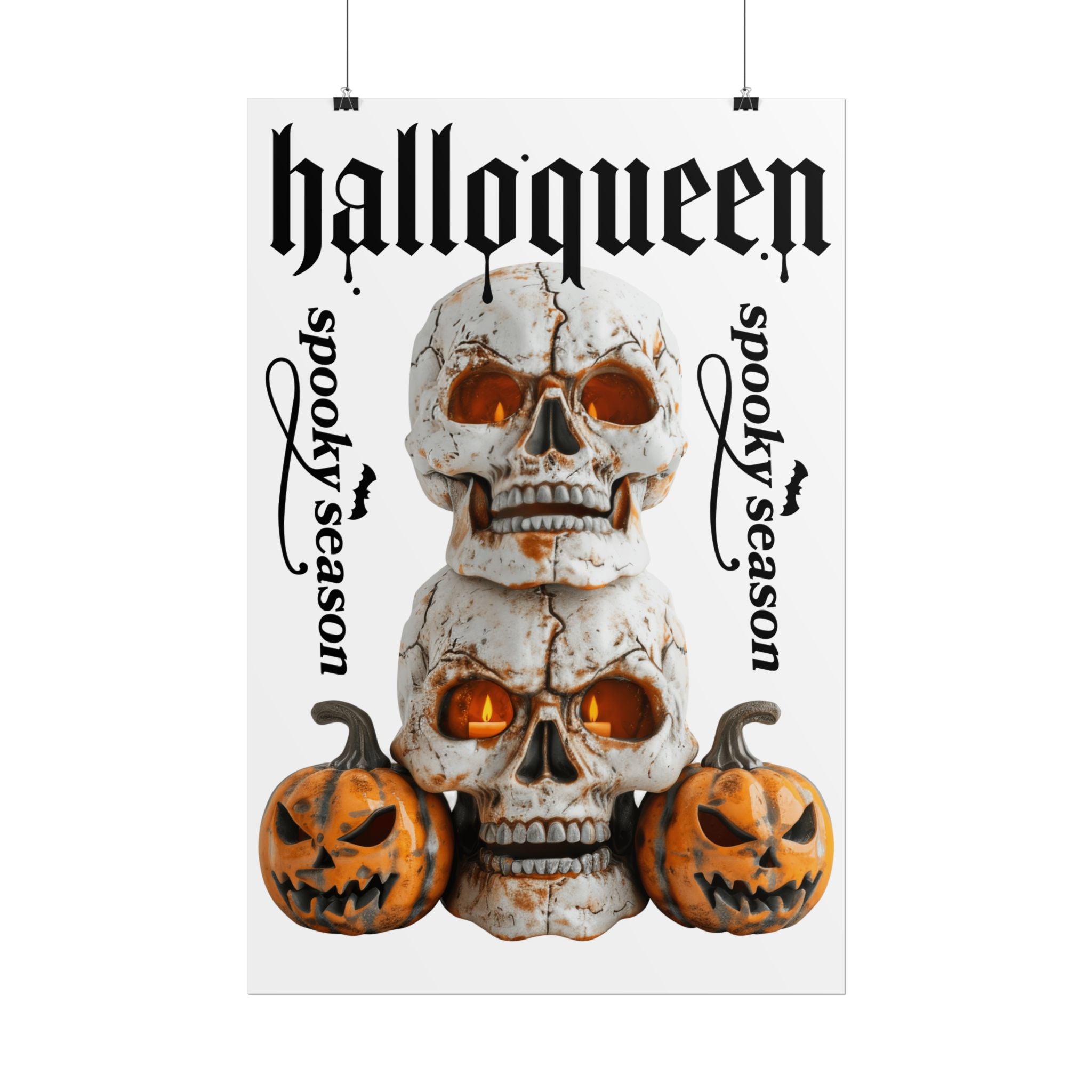 Halloween Rolled Poster - Spooky Season Decor