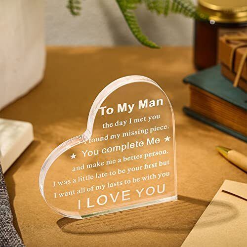 New Acrylic Transparent Heart Decoration Gifts