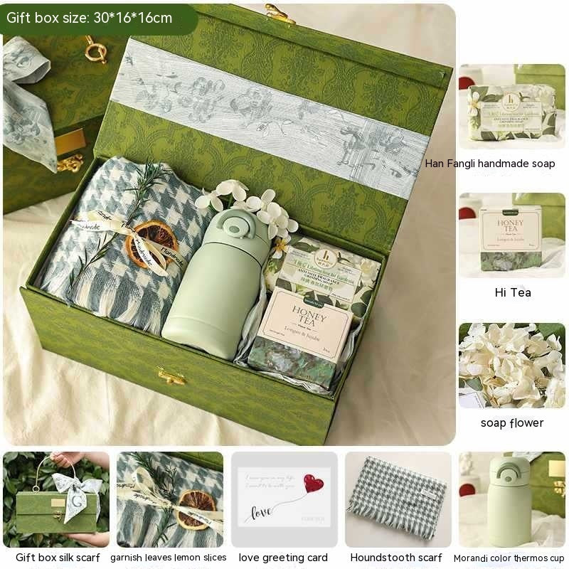 Gift For Girlfriend Niche Winter Scarf Gift Box