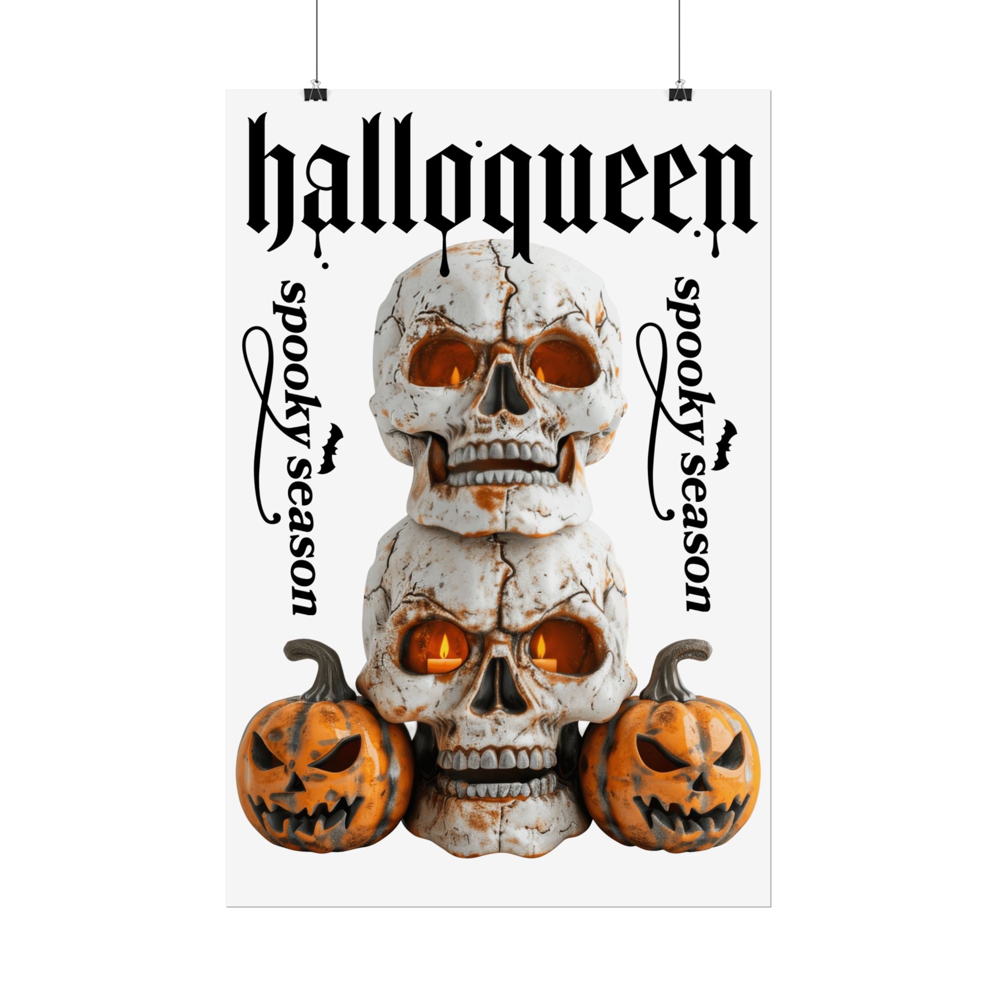 Halloween Rolled Poster - Spooky Season Decor