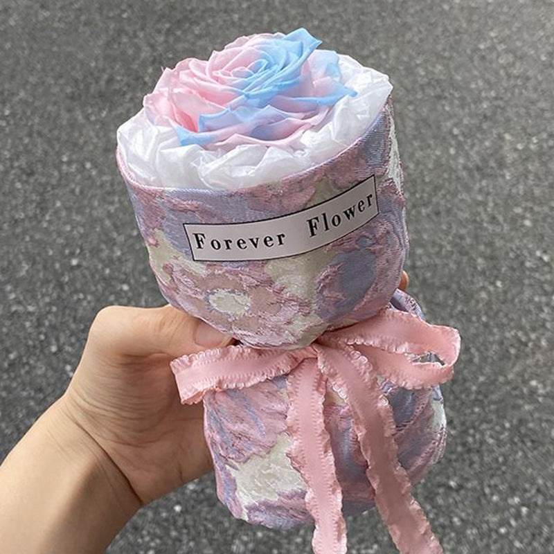 Classic Style Flowerpot Rose Friendship Day Gift