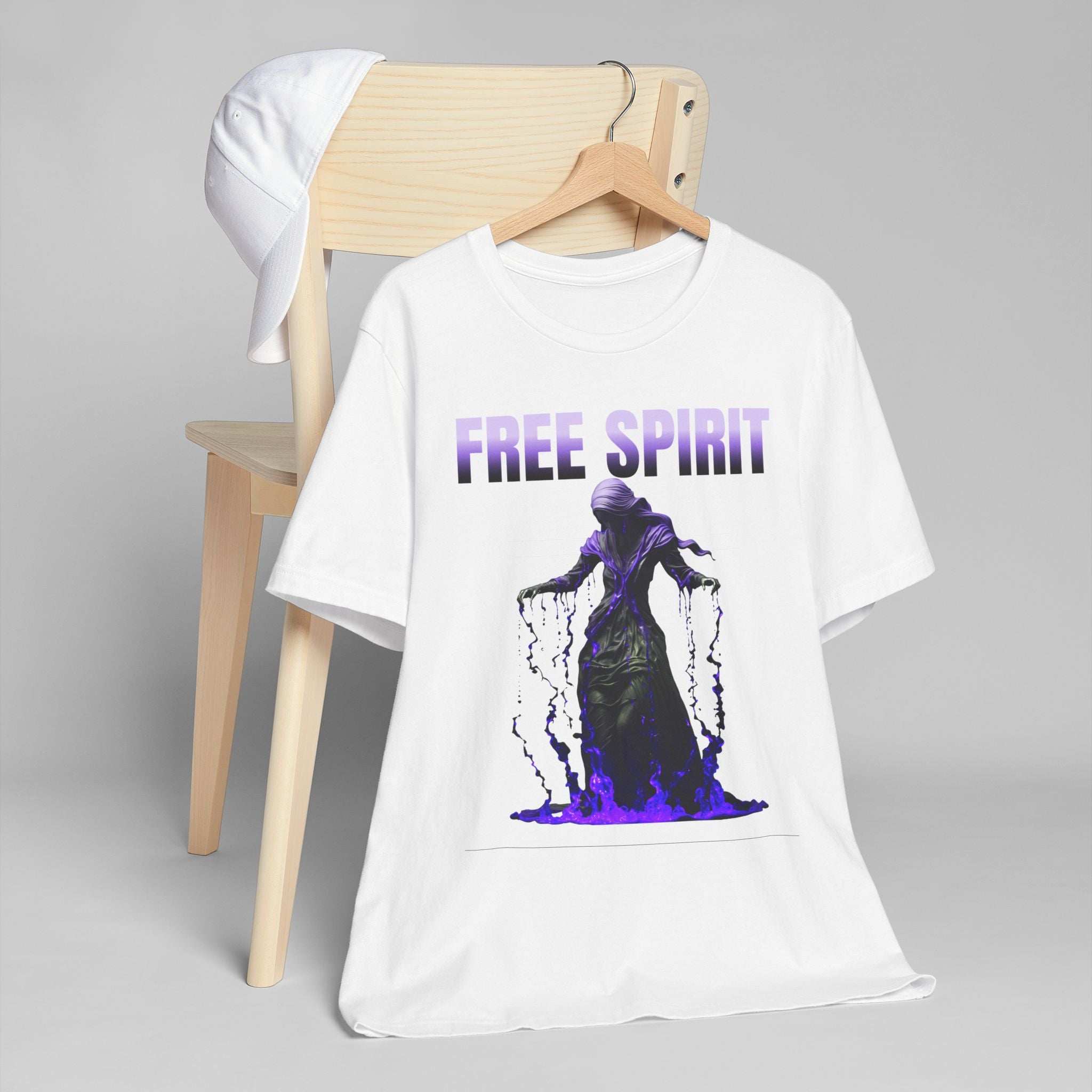 Halloween Free Spirit Boho T-Shirt, Spiritual Festival Wear, Unisex Jersey Tee, Gift for Men and Women, Halloween Shirt