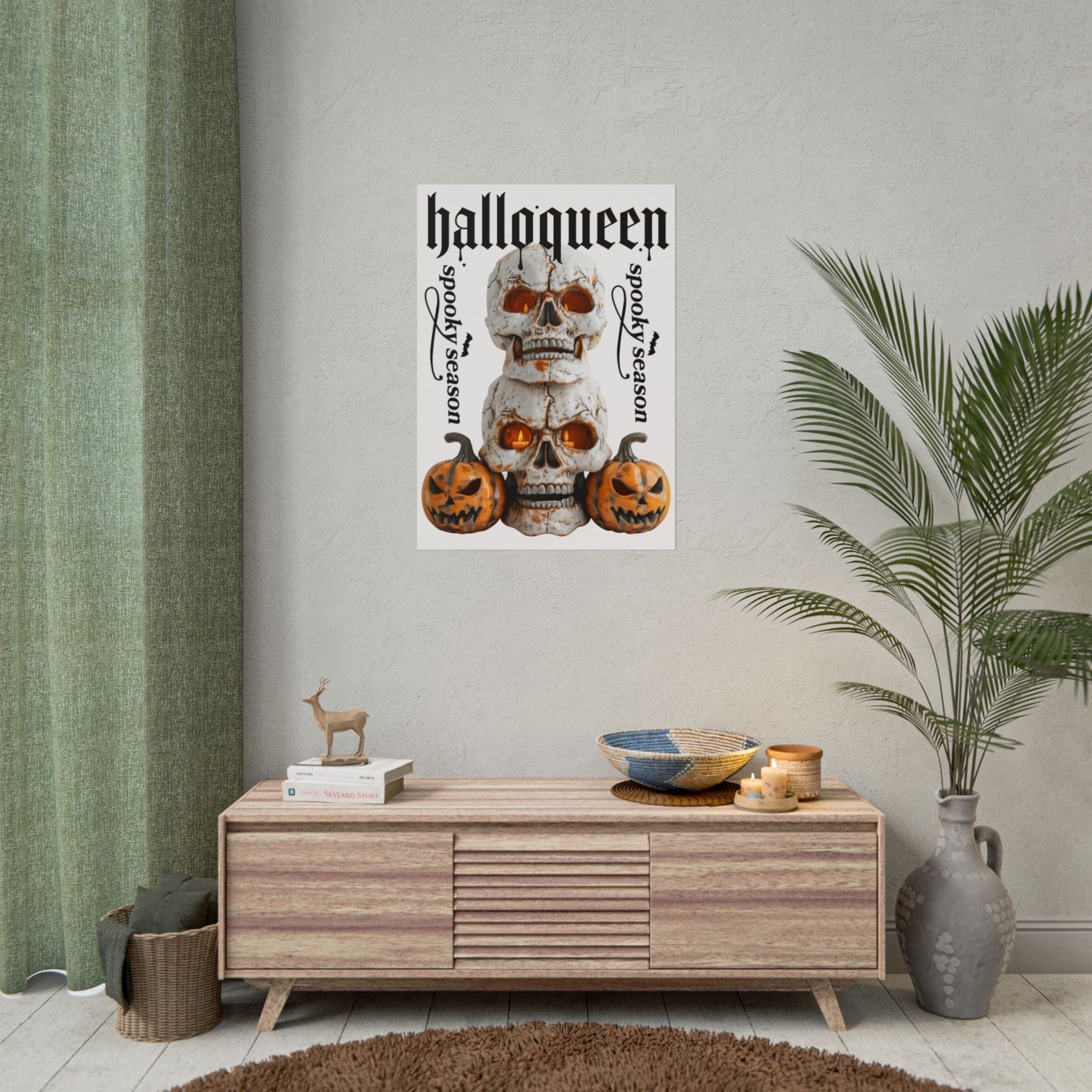 Halloween Rolled Poster - Spooky Season Decor