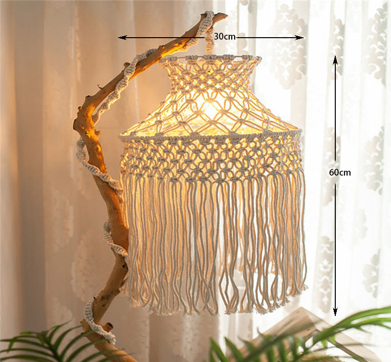 Hand-Woven Bohemian Wall Tapestry – Nordic Cotton Macrame Home Decor