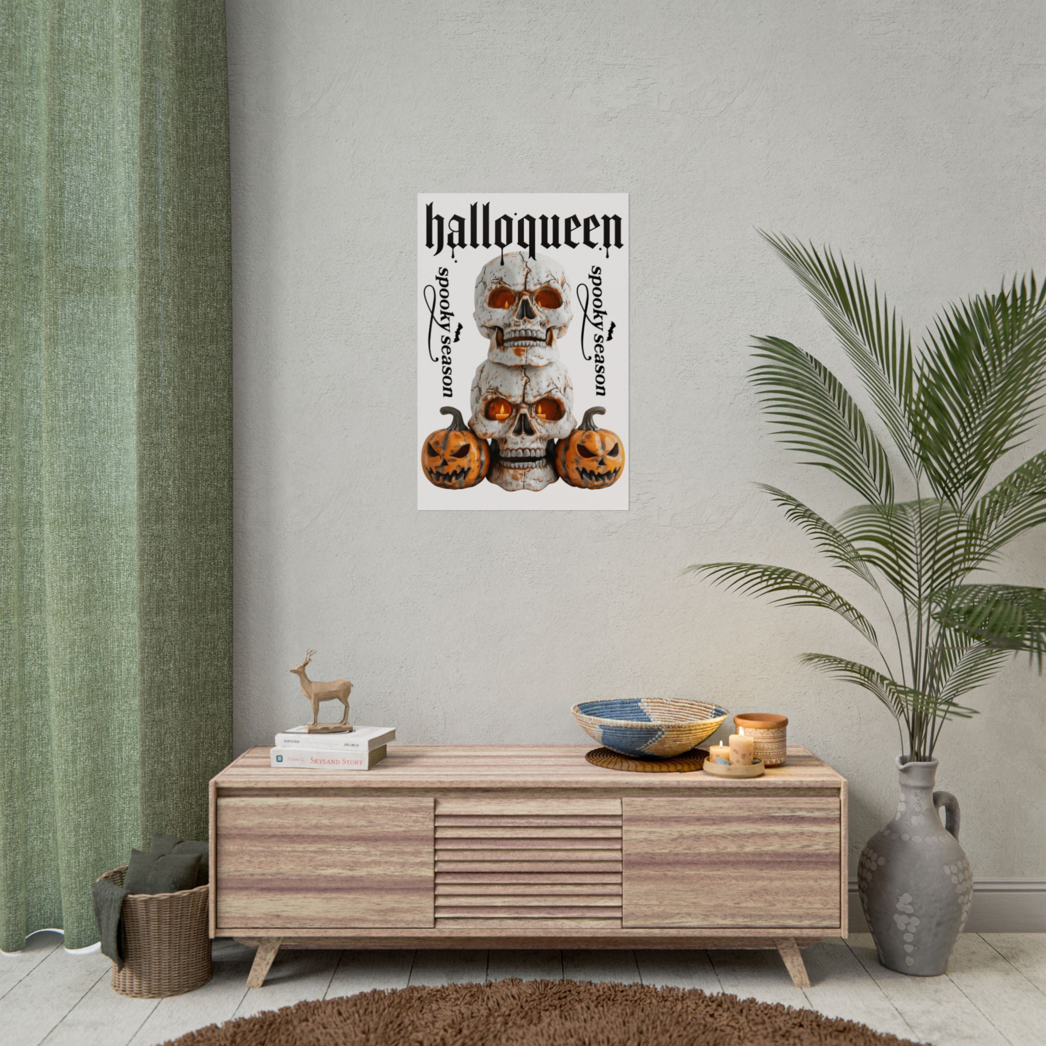 Halloween Rolled Poster - Spooky Season Decor