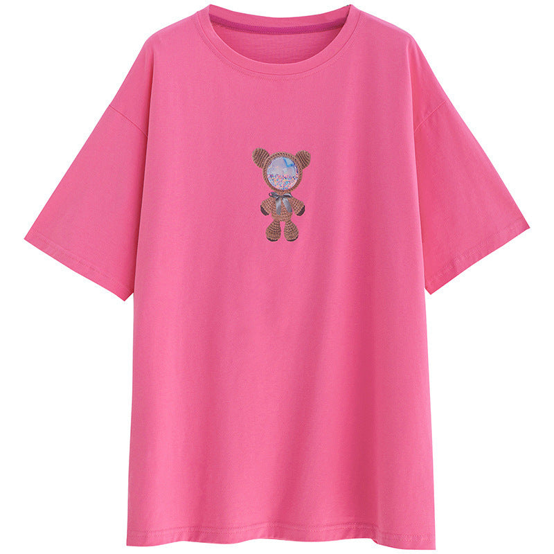 Night Market Women's Short-sleeved T-shirt With Wings