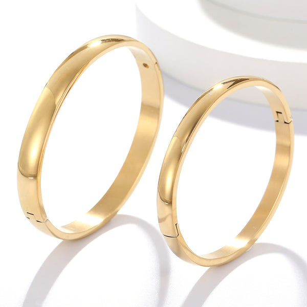 Stainless Steel Couple Bracelet Set – His & Hers Matching Gift