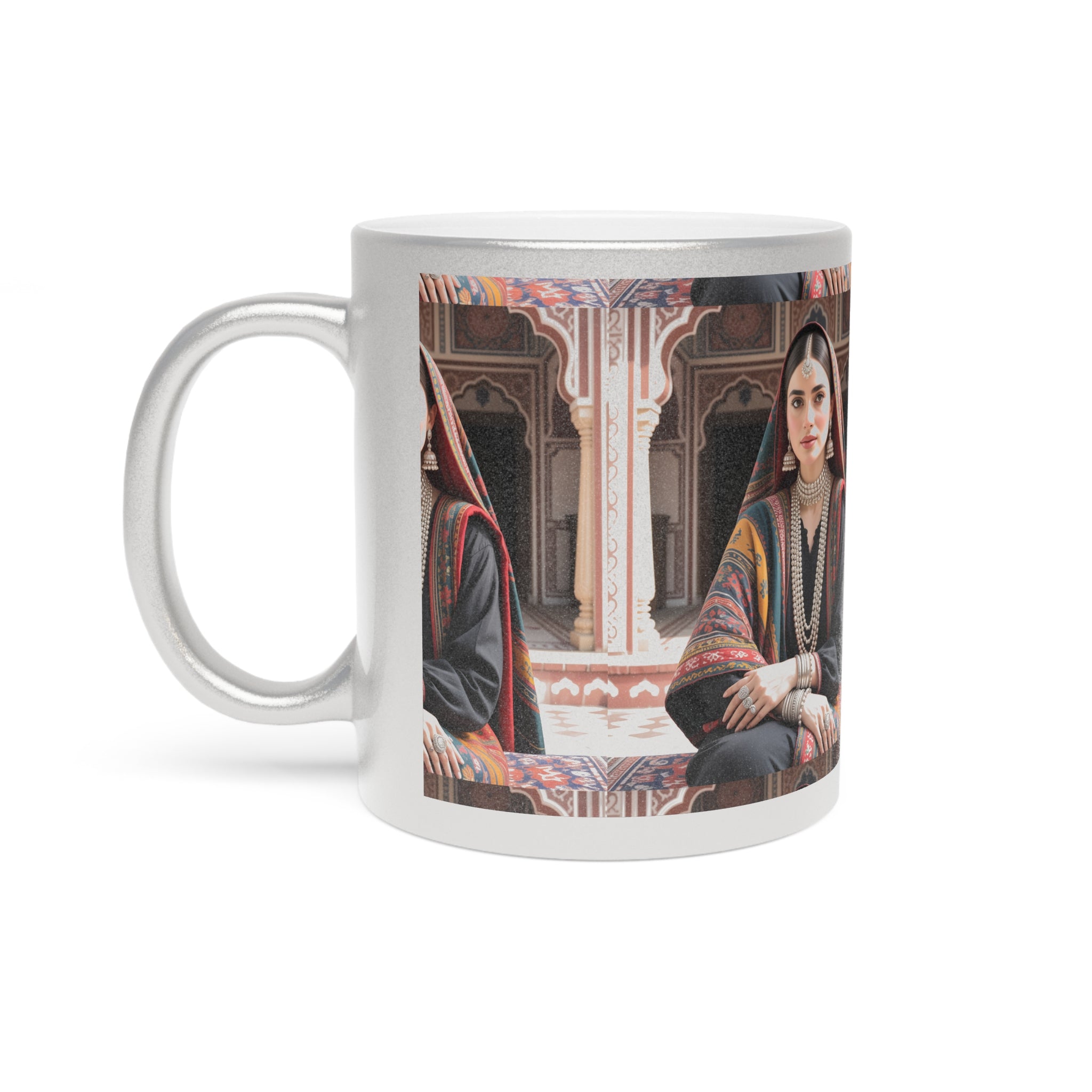 Copy of Black Ceramic Mug with Sindhi Lad Artwork – Heritage Collection