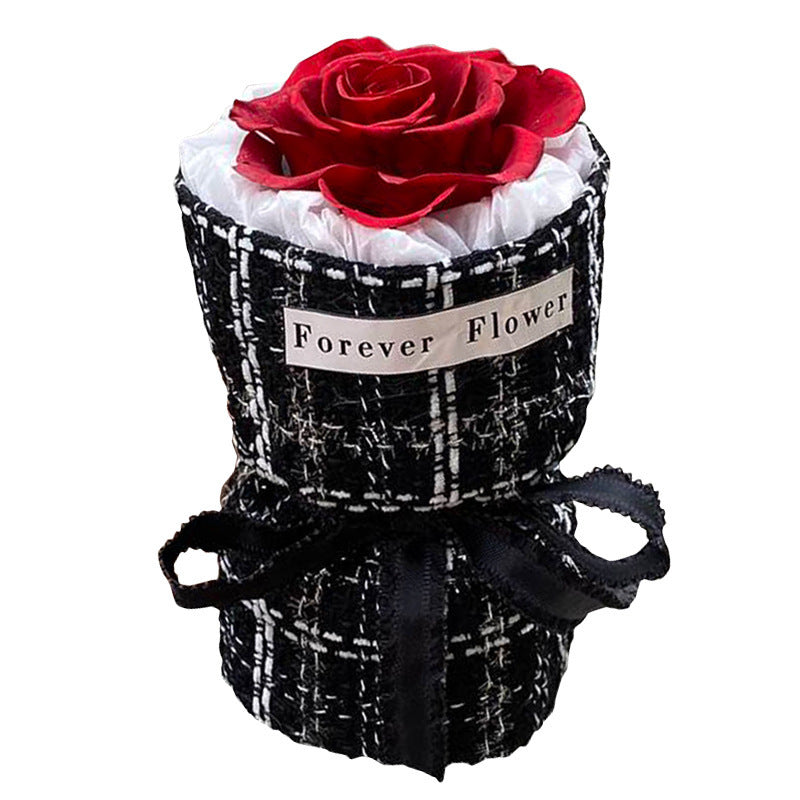 Classic Style Flowerpot Rose Friendship Day Gift
