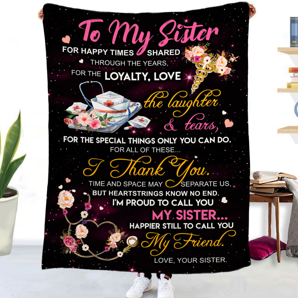 Double-sided Flannel Blankets Air Conditioner for sisters , friends