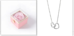 Personalized Double Heart Forever Personalized Name Necklace- CUSTOM gift for her / couple , mother, or best Friend jewelry