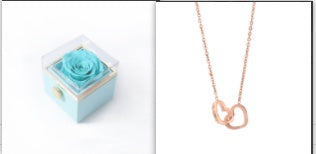 Personalized Double Heart Forever Personalized Name Necklace- CUSTOM gift for her / couple , mother, or best Friend jewelry