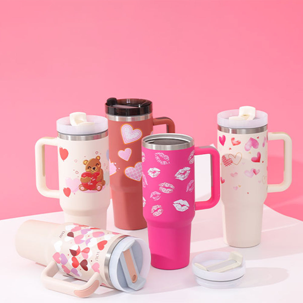 Spill-Proof Stainless Steel Travel Mug