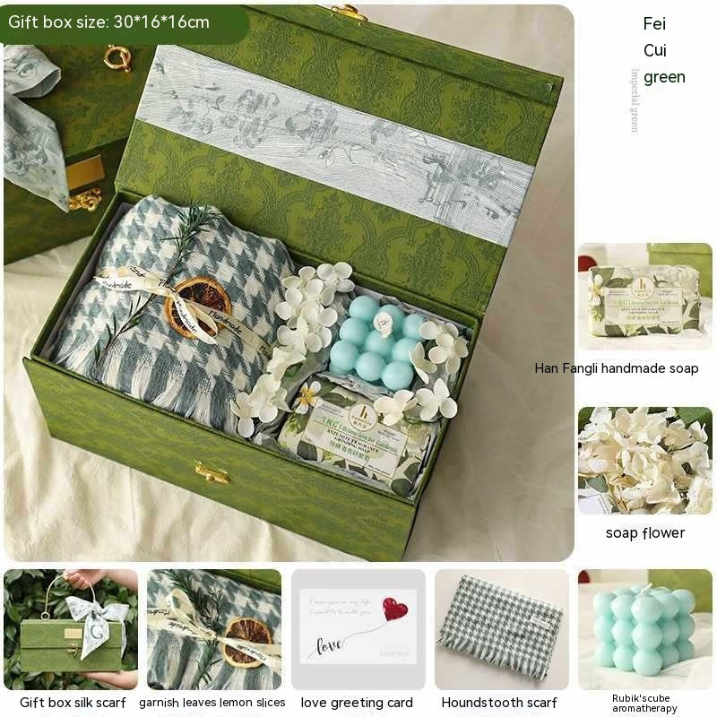 Gift For Girlfriend Niche Winter Scarf Gift Box