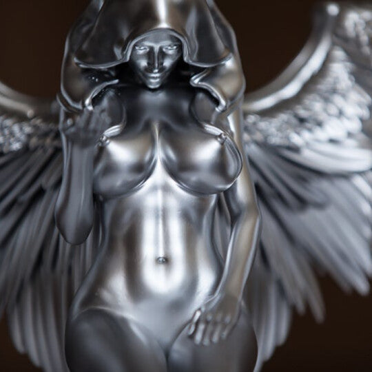Silver Angel Wings Resin Craft Desktop Ornaments