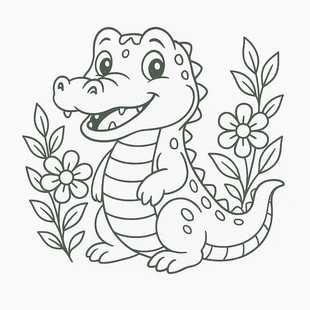 Happy Tails & chirpy Wings - 80 pages printable Animal coloring Book for kids/ Cute smiling Animals and birds /instant download PDF