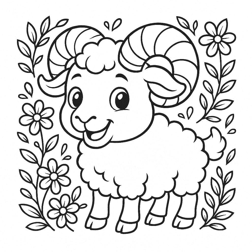 Happy Tails & chirpy Wings - 80 pages printable Animal coloring Book for kids/ Cute smiling Animals and birds /instant download PDF