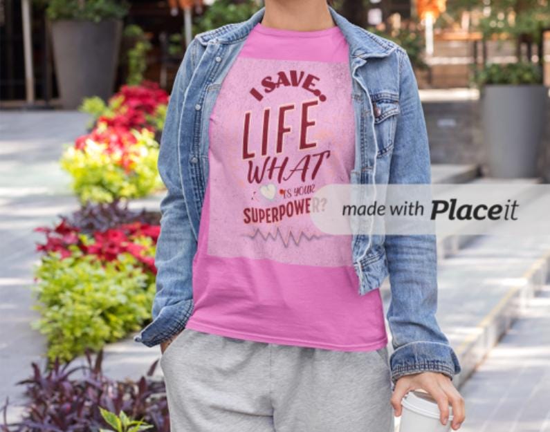Funny gift for doctor ,I Save Lives  What's Your Superpower?  Funny Nurse T-Shirt, Medical Hero Gift Tee, Healthcare worker shirt.